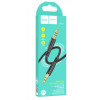 Аудіокабель HOCO UPA24 Smooth AUX audio cable Black (Черный)- № 6