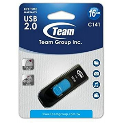 Flash Team USB 2.0 C141 16Gb Blue - изображение 1