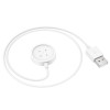Бездротовий зарядний пристрій для смарт-годинника HOCO Y24 AMOLED Smart sports watch charging cable White (Білий)- № 3