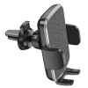 Автотримач для телефона HOCO CA94 Polaris push-type air outlet car holder Black (Черный)- № 3
