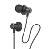 Навушники HOCO M44 Magic sound wired earphones with microphone Black - зображення 3