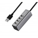 USB-хаб HOCO HB1 4USB Line machine Tarnish