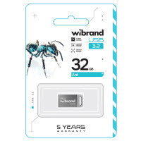 Флеш-накопичувач Wibrand USB 3.2 Gen1 Ant 32GB Silver (Колір Серый) - фото № 2