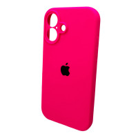 Чохол для смартфона Silicone Full Case AA Camera Protect for Apple iPhone 16 23,Shiny Pink (Колір Shiny Pink) - фото № 5
