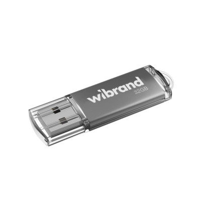 Flash Wibrand USB 2.0 Cougar 32Gb Silver - зображення 1