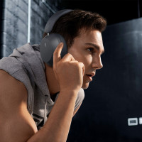 Бездротові навушники Baseus Bass 35 Max Wireless Headphones Twilight Grey  - фото № 8