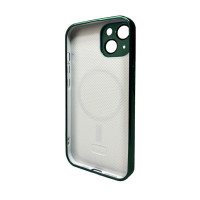 Чохол для смартфона AG Glass Sapphire Frame MagSafe Logo for Apple iPhone 14 Cangling Green (Колір Cangling Green) - фото № 2