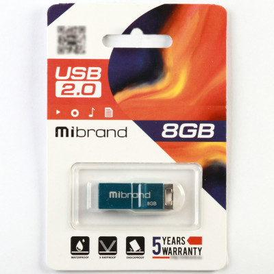Flash Mibrand USB 2.0 Chameleon 8Gb Light blue - изображение 2