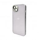 Чохол для смартфона AG Glass Matt Frame Color Logo for Apple iPhone 13 Titanium Grey
