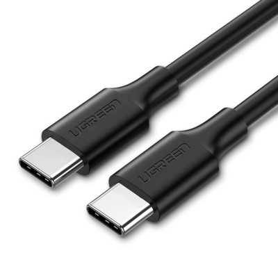 Кабель UGREEN US286 USB 2.0 Type C to Type C Cable Nickel Plating 1.5m (Black) (UGR-50998) (UGR-50998) - зображення 1