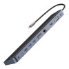 USB-концентратор Baseus EliteJoy Gen2, 11-портовый адаптер-концентратор Type-C, темно-серый (WKSX030013) - изображение 3