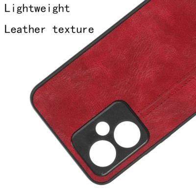 Чохол для смартфона Cosmiс Leather Case for Poco X5 5G Red (CoLeathPocoX5Red) - зображення 4