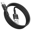 Кабель HOCO X83 USB to Type-C 3A, 1m, PVC, PVC connectors, Black (7073)- № 3