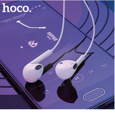 Навушники HOCO M101 Crystal joy Type-C wire-controlled digital earphones with microphone White (6931474782366) - изображение 4