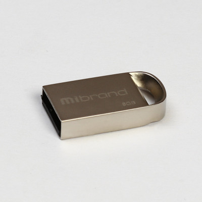 Flash Mibrand USB 2.0 Lynx 8Gb Silver (MI2.0/LY8M2S) - зображення 1