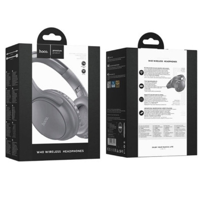 Навушники HOCO W40 Mighty BT headphones Gray - зображення 4