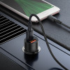 Автомобільний зарядний пристрій BOROFONE BZ19B Wisdom 36W dual port QC3.0 car charger set(Micro) Black - изображение 3