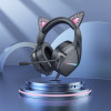 Навушники BOROFONE BO106 Cute cat ear luminous gaming headphones Phantom Cat - зображення 5