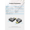 Адаптер Vention HDMI 270 Degree Male to Female Adapter Black (AINB0) (7073)- № 3