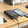 Зовнішній акумулятор BOROFONE BJ38A Power 22.5W+PD20W fully compatible power bank(20000mAh) Black (Черный)- № 4