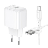 Мережевий зарядний пристрій BOROFONE BAS42A Potential single-port QC3.0 charger set(Type-C) 18W White (Цвет Белый) - фото № 3