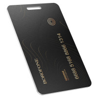 Трекер BOROFONE BC102 Search card type intelligent positioning anti-lost device Black (Колір 7073) - фото № 4