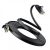 Мережевий кабель UGREEN Cat 6 U/UTP Lan Flat Cable 3m (Black) (Black)- № 4