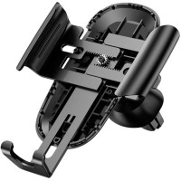 Автотримач для телефона Baseus Future Gravity Car Mount Black (Цвет Черный) - фото № 6