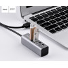 USB-хаб HOCO HB1 4USB Line machine Tarnish (Тьмяний)- № 4