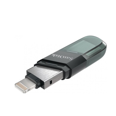 Flash SanDisk USB 3.1 iXpand Flip 64Gb Lightning Apple Sea Green - зображення 3