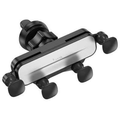 Тримач для мобільного HOCO CA102 Manner gravity linkage car holder Black - изображение 1