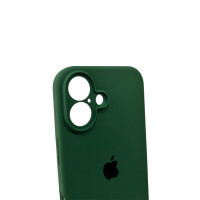 Чохол для смартфона Silicone Full Case AA Camera Protect for Apple iPhone 16 31,Dark Green (Колір Dark-Green) - фото № 5