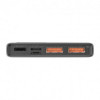 Зовнішній акумулятор Baseus Adaman Metal Digital Display Quick Charge Power Bank 10000mAh 22.5W Black (7073)- № 4