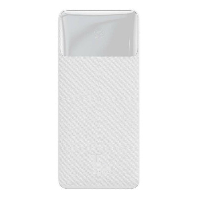 Зовнішній акумулятор Baseus Bipow Digital Display Power bank 10000mAh 15W White - изображение 1