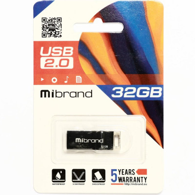 Flash Mibrand USB 2.0 Chameleon 32Gb Black - зображення 2