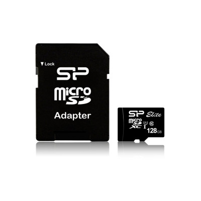microSDXC (UHS-1) SiliconPower Elite 128Gb class 10 (adapter SD) - зображення 2