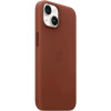 Чохол для смартфона Leather AAA Full Magsafe IC for iPhone 14 Saddle Brown - изображение 2