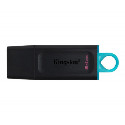 Flash Kingston USB 3.2 DT Exodia 64GB Black/Teal 2 Pack - зображення 1