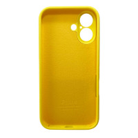 Чохол для смартфона Silicone Full Case AA Camera Protect for Apple iPhone 16 56,Sunny Yellow (Колір Sunny Yellow) - фото № 3
