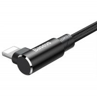 Кабель Baseus MVP Elbow Type Cable USB For IP 2A 1m Black (Колір 7073) - фото № 3