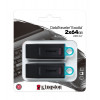 Flash Kingston USB 3.2 DT Exodia 64GB Black/Teal 2 Pack - изображение 3