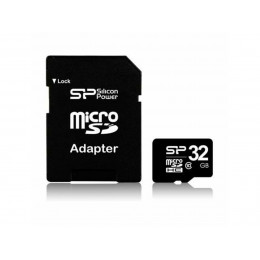 microSDHC SiliconPower 32Gb class 10 (adapter SD)