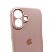 Чохол для смартфона Silicone Full Case AA Camera Protect for Apple iPhone 16 15,Pink Sand (Колір Pink Sand) - фото № 5