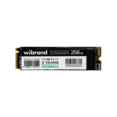 SSD M.2 Wibrand Caiman 256GB NVMe 2280 PCIe 3.0 3D NAND - изображение 2