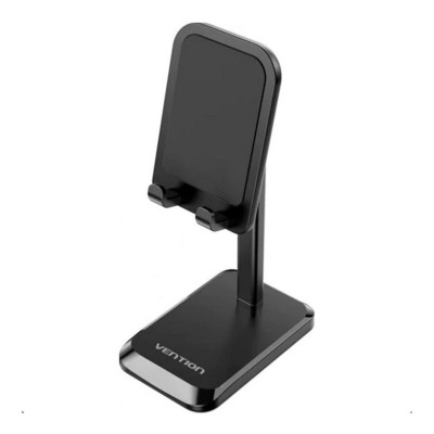 Тримач для телефону Height Adjustable Desktop Cell Phone Stand Black Aluminum Alloy Type (KCQB0) - изображение 1