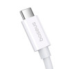 Кабель Baseus Superior 2 USB4 Full-Function Fast Charging Cable USB-C to USB-C 240W 5.9ft Moon White (Moon-White)- № 4