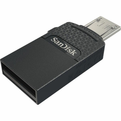 Flash SanDisk USB 2.0 Ultra Dual, OTG 16Gb Black - зображення 1