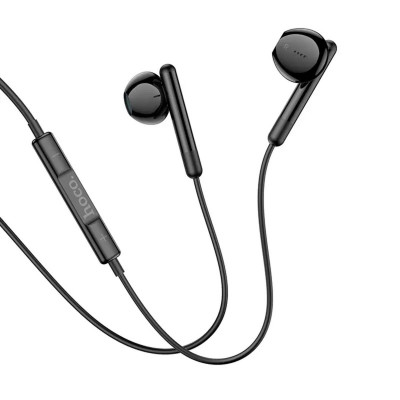 Навушники HOCO M93 wire control earphones with microphone Black (6931474765222) - изображение 3