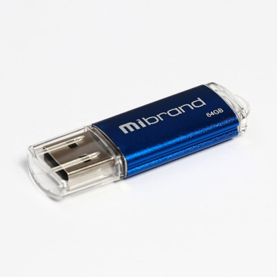 Flash Mibrand USB 2.0 Cougar 64Gb Blue - зображення 1