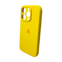 Чохол для смартфона Silicone Full Case AA Camera Protect for Apple iPhone 16 Pro Max 33,Canary Yellow (Колір Canary-Yellow) - фото № 4